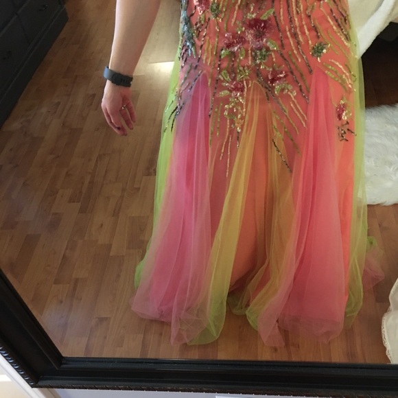 Custom prom/formal dress - pink fairy style - Picture 4 of 8